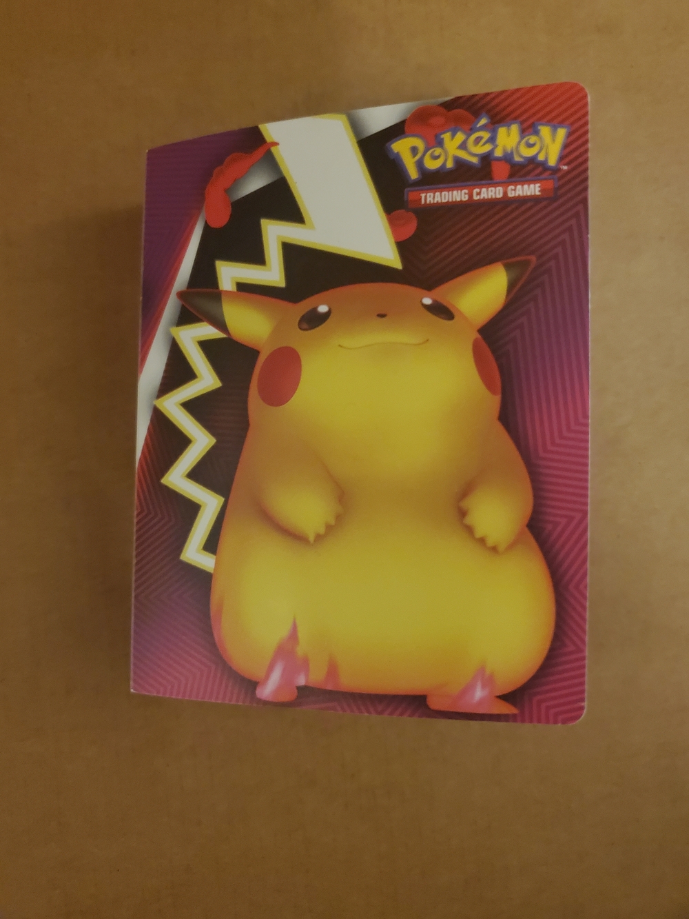 Binder Full Of Cards Pokemon CaTrading Card Game Pikachu Collector Card - Yellow